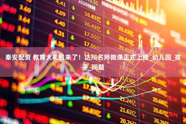 秦安配资 教育大礼包来了！达川名师微课正式上线_幼儿园_孩子_问题