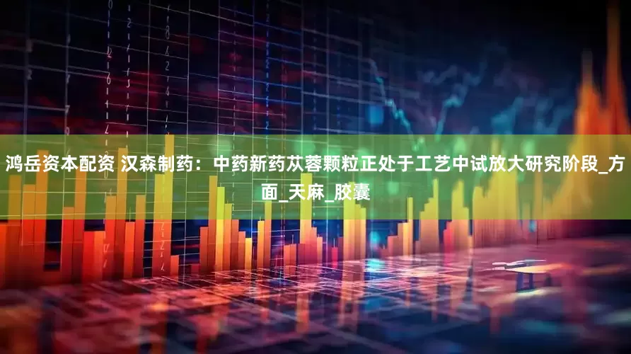 鸿岳资本配资 汉森制药：中药新药苁蓉颗粒正处于工艺中试放大研究阶段_方面_天麻_胶囊